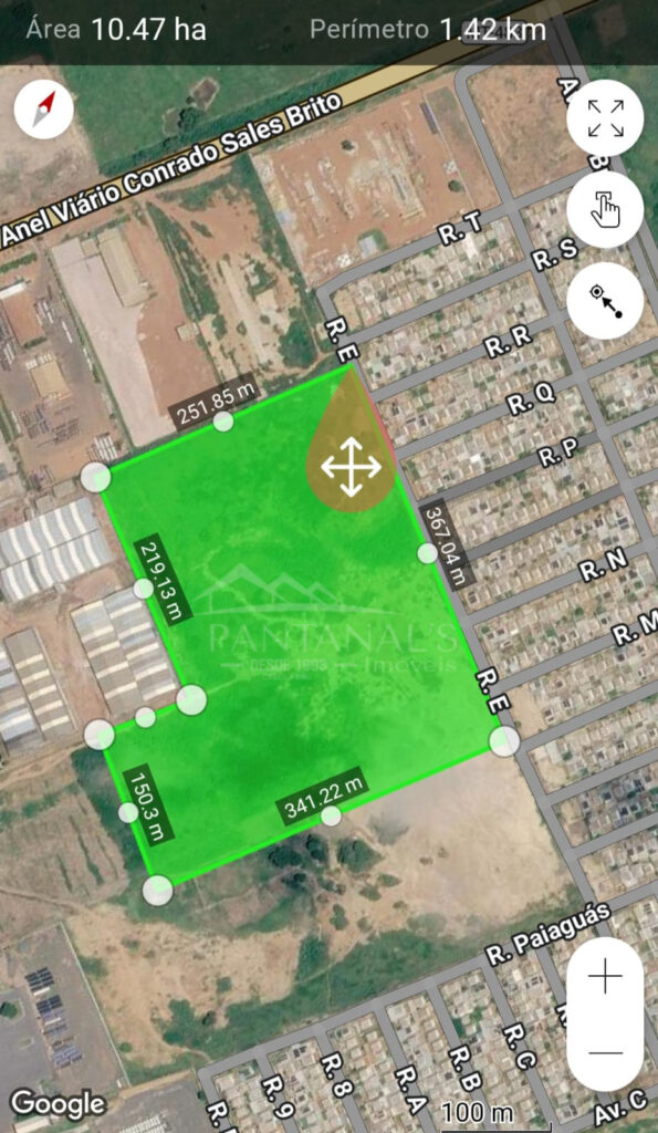 Área de 10 Hectares à Venda